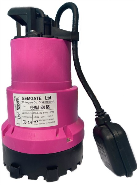 GEMAT 500 NS Tauchpumpe mit Schwimmerschalter