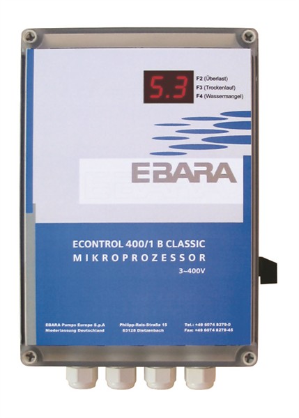 EBARA ECONTROL CLASSIC 230 - 1,0-11,0 A